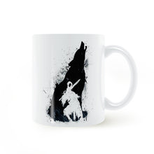 Load image into Gallery viewer, Knight Artorias Dark Souls Wolf Samurai Shadow Coffee Mug Ceramic Cup Gifts 11oz
